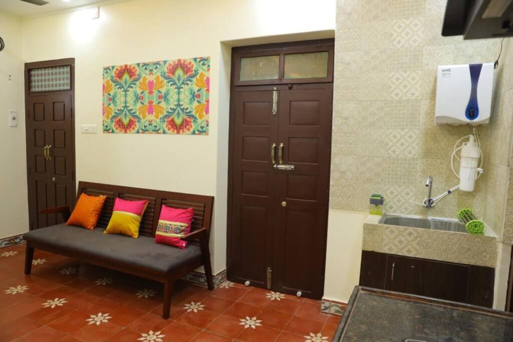 Heritage Home With 2 Bed/2 Bath With Kitchen In A Residential Neighborhood. Madurai Eksteriør billede